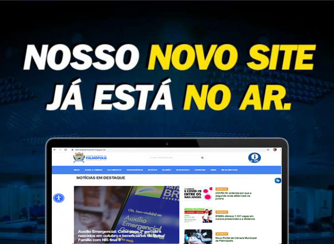 Novo Portal da Câmara Municipal de Palmópolis